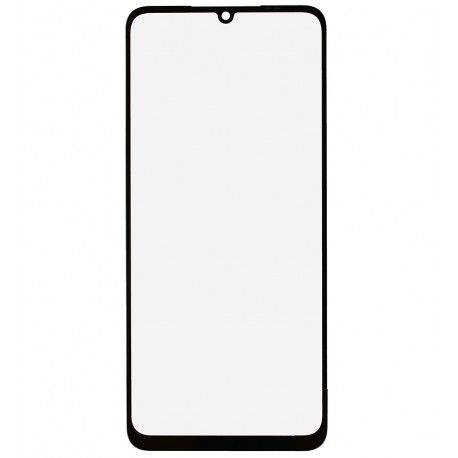 Скло дисплея для Samsung A055 Galaxy A05, з OCA-плівкою, чорне (163789)