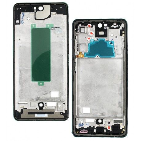 Середня частини корпуса для Samsung A725 Galaxy A72, чорний, рамка кріплення дисплея (154572)