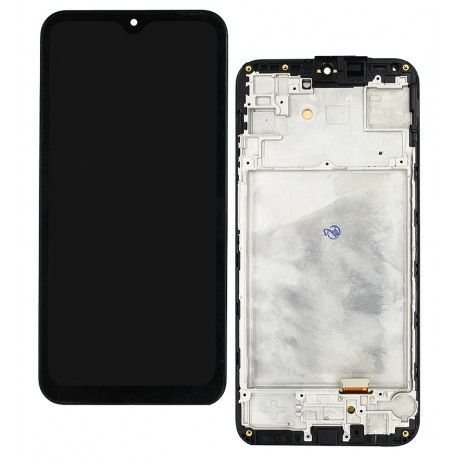 Дисплей для Samsung A155 Galaxy A15 (2023), A156 Galaxy A15 5G, чорний, з тачскріном, з рамкою, з вузьким обідком, High quality, (OLED) (164695)