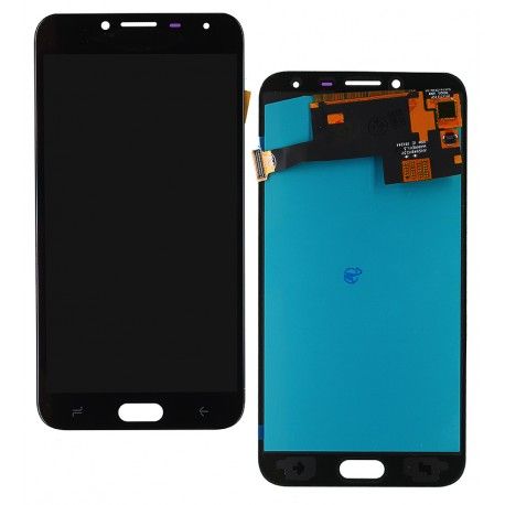 Дисплей для Samsung J400 Galaxy J4 (2018), J400F Galaxy J4 (2018), чорний, без рамки, High Quality, з широким обідком, (OLED) (163898)