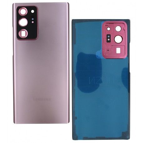 Задня панель корпуса для Samsung N985F Galaxy Note 20 Ultra, золотистий, із склом камери, Mystic Bronze (152339)