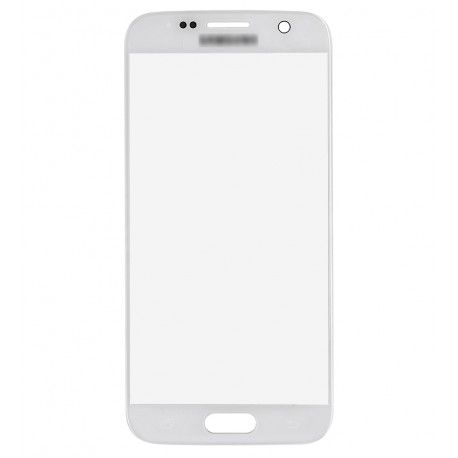 Скло дисплея Samsung G930F Galaxy S7, оригінал (PRC), 2.5D, білий колір (107056)