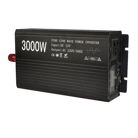 Інвертор SW-1000W/ 3000W DC 12V - AC 220V чиста синусоїда (165113)