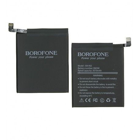 Акумулятор Borofone BM3M для Xiaomi Mi 9 SE (m1903f2g), Li-Polymer, 3,85 B, 3070 мАг (165158)