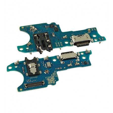 Шлейф для Samsung A037 Galaxy A03s, конектора зарядки, (плата зарядки), High Quality (165038)