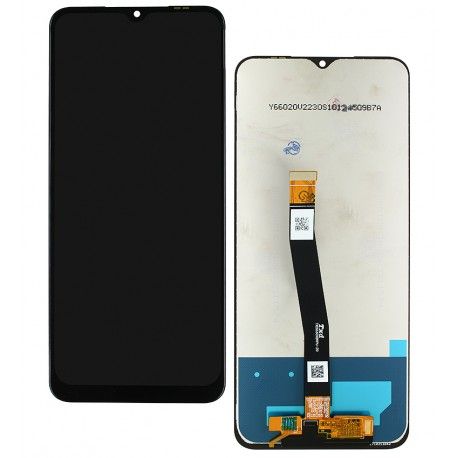 Дисплей для Samsung A226 Galaxy A22 5G, чорний, без рамки, оригінал (переклеєне скло) (162084)