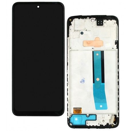 Дисплей для Xiaomi Poco M4 Pro 4G, Redmi Note 11S, чорний, з рамкою, High Quality, (OLED) (165279)