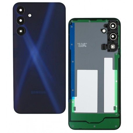 Задня панель корпусу для Samsung A155 Galaxy A15, чорна (165556)