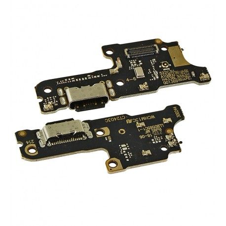 Шлейф для Xiaomi Poco C65, Redmi 13C, конектора зарядки, China quality, (плата зарядки) (165738)