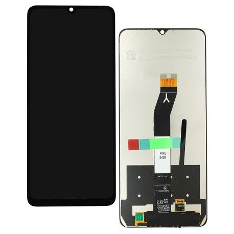Дисплей для Xiaomi Poco C61, Redmi A3, Redmi A3x, чорний, з тачскріном, GX Box, 23129RN51X, 23129RN51H, 2312BPC51H (165727)