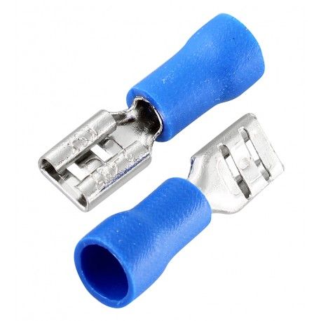 Наконечник плоский ізольований FDD2-187(8) мама, Blue (023396)