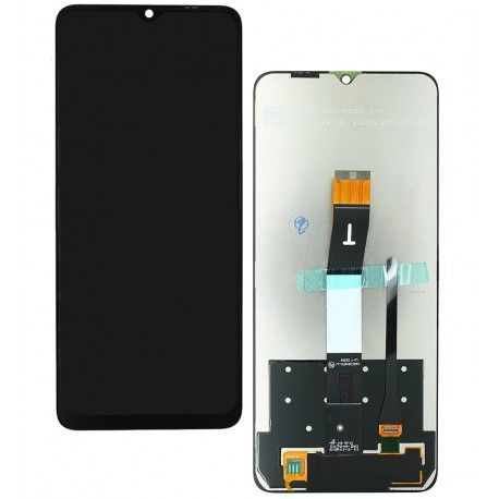 Дисплей для Xiaomi Poco C55, Redmi 11A, Redmi 12C, чорний, з тачскріном, Original GX (166774)