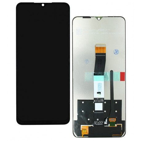 Дисплей для Xiaomi Poco C40, Redmi 10C, чорний, без рамки, оригінал GX (166773)