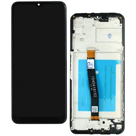 Дисплей для Samsung A226 Galaxy A22 5G, чорний, Best Quality, з рамкою (166787)