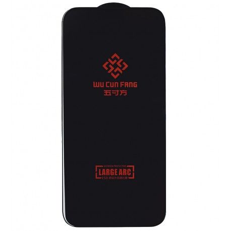 Захисне скло для Apple 14 Pro Max, iPhone 15 Plus, iPhone 16 Plus, Large ARC, чорне, чорне (168006)