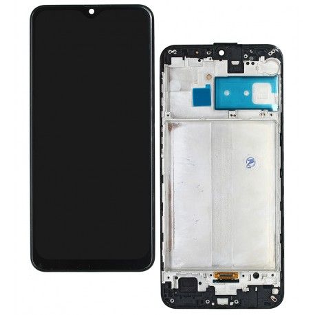 Дисплей для Samsung M215 Galaxy M21, M305 Galaxy M30, M307 Galaxy M30s, M315 Galaxy M31, чорний, з тачскріном, з рамкою, (TFT), High qualit (167992)