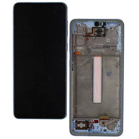 Дисплей для Samsung A336 Galaxy A33 5G, Blue, з рамкою, оригінал (PRC) (162092)