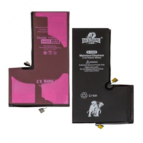 Акумулятор Da Luxiang для Apple iPhone 11 Pro Max, Li-ion, 3,8 B, 4469 мАг, збільшена ємність, Original IC (167046)
