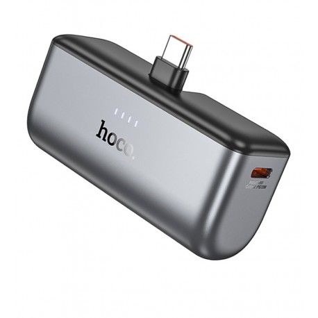 Power bank Hoco Q31, PD20W 5000mAh, з кабелем Type-C, чорний (168743)