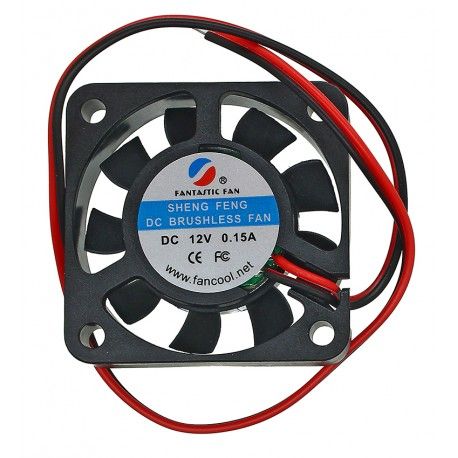 Вентилятор 40 х 40 х 10мм 12VDC 5000 RPM Hydraulic (2 дроти) (168706)