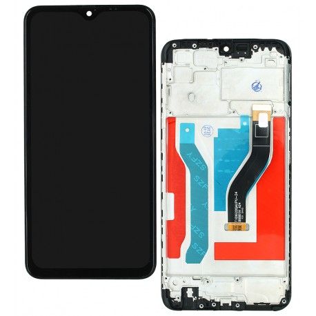 Дисплей для Samsung A107 Galaxy A10s, чорний, з сенсорним екраном, з рамкою, High Copy (168865)