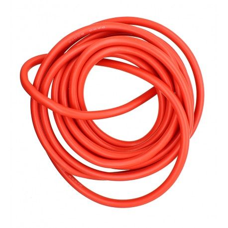 Кабель в силіконовій ізоляції 9AWG, 6,53 мм , 1 м, червоний, UL3135 (169070)