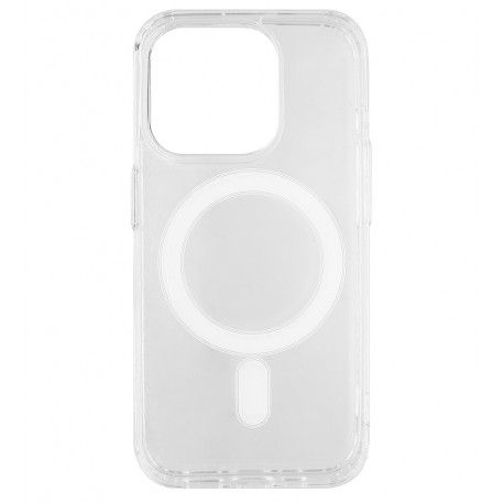 Чохол для Apple iPhone 15 Pro, MagSafe CLEAR, силіконовий, прозорий (168998)
