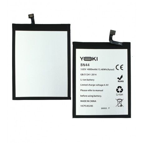 Акумулятор Yoki BN44 для Xiaomi Redmi 5 Plus, Li-ion, 3,85 B, 4000 мАг (168128)