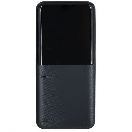 Power bank Remax RPP-679, 10000 мАг, PD20W (USB/Type-C + кабель 2в1 Type-C, Lightning), чорний (169184)
