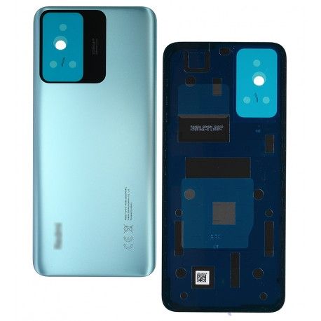 Задня панель корпуса для Xiaomi Redmi Note 12S, блакитний, Ice Blue (163912)
