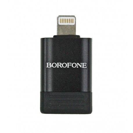 Перехідник Borofone BV18 Lightning на USB 2.0, чорний (169830)