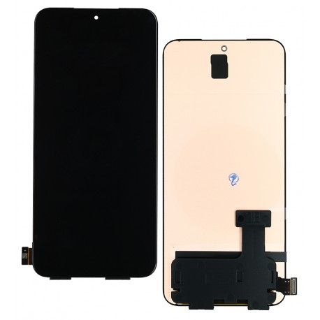 Дисплей для Xiaomi 14, чорний, без рамки, High Quality, (OLED) (170097)