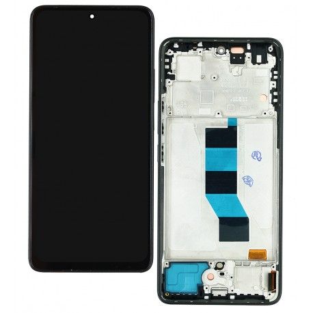 Дисплей для Xiaomi Redmi Note 14 (5G), чорний, з рамкою, High Quality (OLED) (170102)