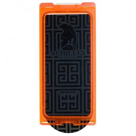 Захисне скло для iPhone 14 Pro/15/16, Proove Achilles Installation Box, чорне (170753)