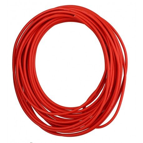 Кабель в силіконовій ізоляції 13AWG, 2,5 мм , 1 м, червоний, UL3135 (169081)