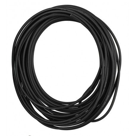 Кабель в силіконовій ізоляції 13AWG, 2,5 мм , 1 м, чорний, UL3135 (169082)