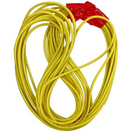 Кабель в силіконовій ізоляції 16AWG, 1,27 мм , 1 м, жовтий, UL3135 (169064)