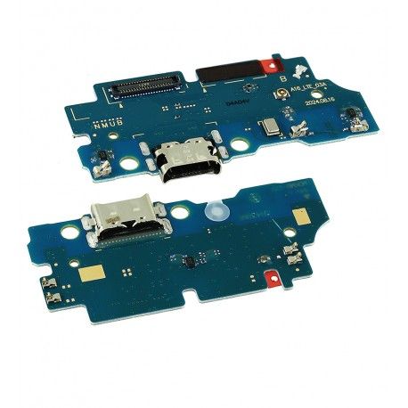 Шлейф для Samsung A165 Galaxy A16, коннектора зарядки, с микрофоном, High quality, (плата зарядки) (170705)