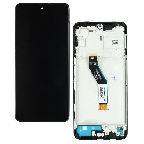 Дисплей для Xiaomi Poco M4 Pro 5G, Redmi Note 11 5G, Redmi Note 11S 5G, Redmi Note 11T 5G, чорний, з рамкою, High Quality (162150)