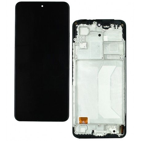 Дисплей для Xiaomi Poco X5 5G, Redmi Note 12 5G, чорний, з рамкою, High Quality, (OLED) (165901)