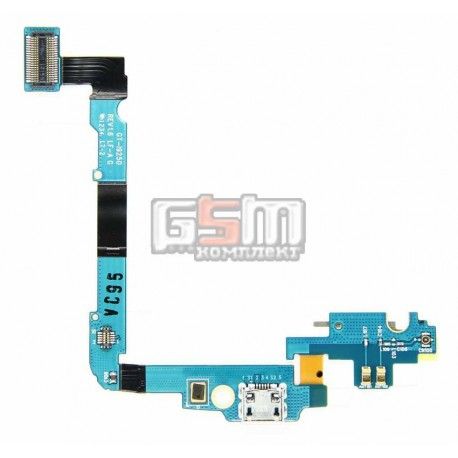 Шлейф для Samsung I9250, конектора зарядки, мікрофону, з компонентами, оригінал (021554)