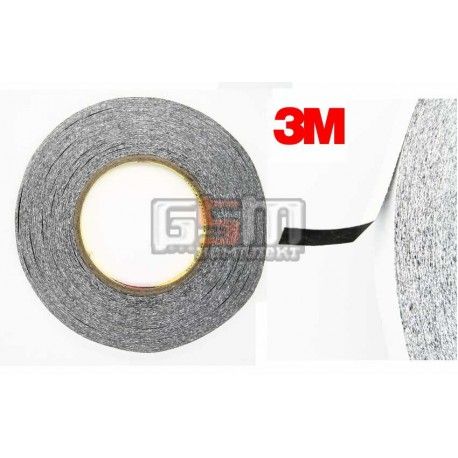 3M 9448HKB Двосторонній скотч, чорний 50м х 8мм, товщина 0,15 мм (020557)