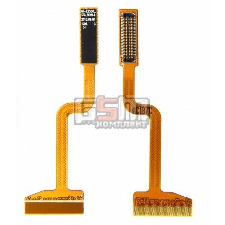 Шлейф для Samsung E2530, оригінал, міжплатний, з компонентами, (GH59-10304A) (017760)