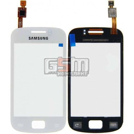 Тачскрін для Samsung S6500 Galaxy Mini 2, білий (075245)