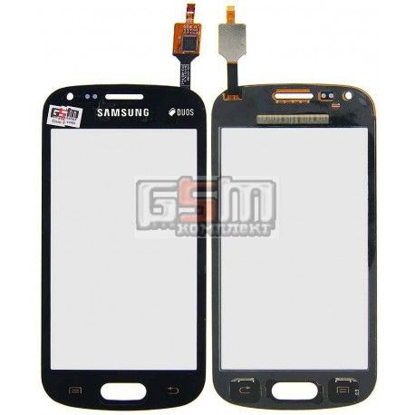 Тачскрін для Samsung S7582 Galaxy Trend Plus Duos, чорний (079020)
