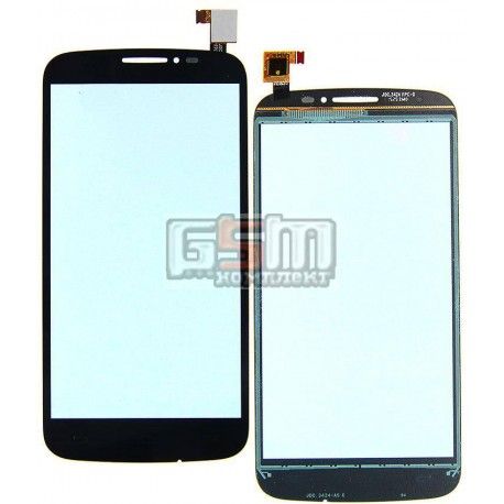 Тачскрін для Alcatel One Touch 7040 POP C7, One Touch 7041D POP C7, One Touch 7042, чорний (096366)