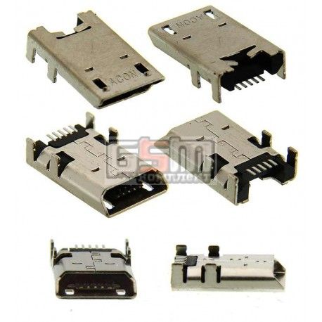 Коннектор зарядки Micro-USB для планшетов Asus FonePad 7 ME373CG (1Y003A), FonePad HD7 ME372, FonePad HD7 ME372CG K00E, MeMO PadME102A, MeMO Pad 7 ME176, MeMO Pad 7 ME176CX, MeMO Pad 8 ME180A, MeMO Pad FHDLTE ME302KL (K005), MeMO Pad FHDME302C (099958)