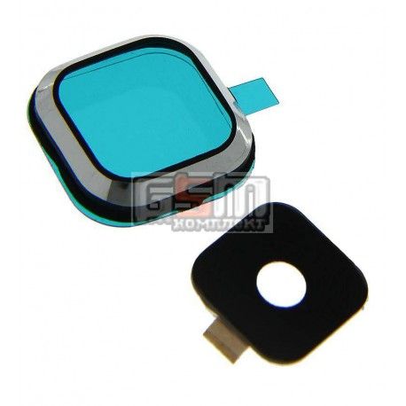 Скло камери для Samsung A500F Galaxy A5, A500FU Galaxy A5, A500H Galaxy A5, A500M Galaxy A5, чорне (095974)