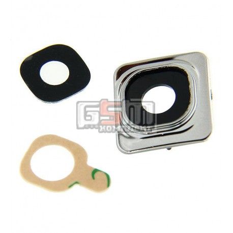 Скло камери для Samsung I747 Galaxy S3, I9300 Galaxy S3, I9305 Galaxy S3, сріблясте (095989)