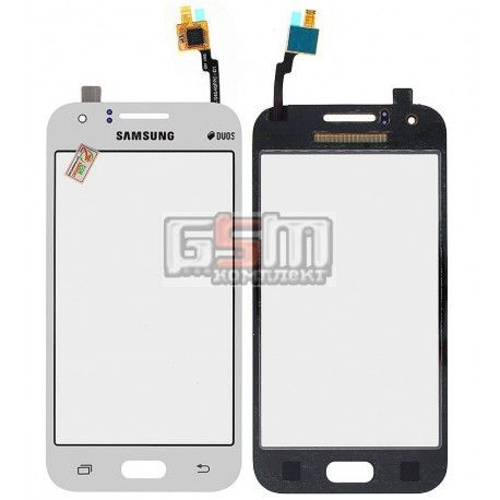 Тачскрін для Samsung J100H/DS Galaxy J1, білий (096070)